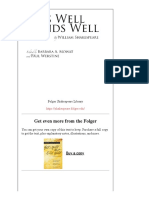 Alls Well That Ends Well PDF FolgerShakespeare