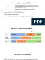 Why People Use Different Managerial Styles ?