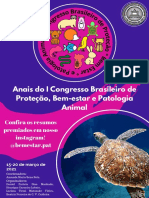 Anais Do I Conresso Brasileiro de Proteção, Bem-Estar e Patologia Animal