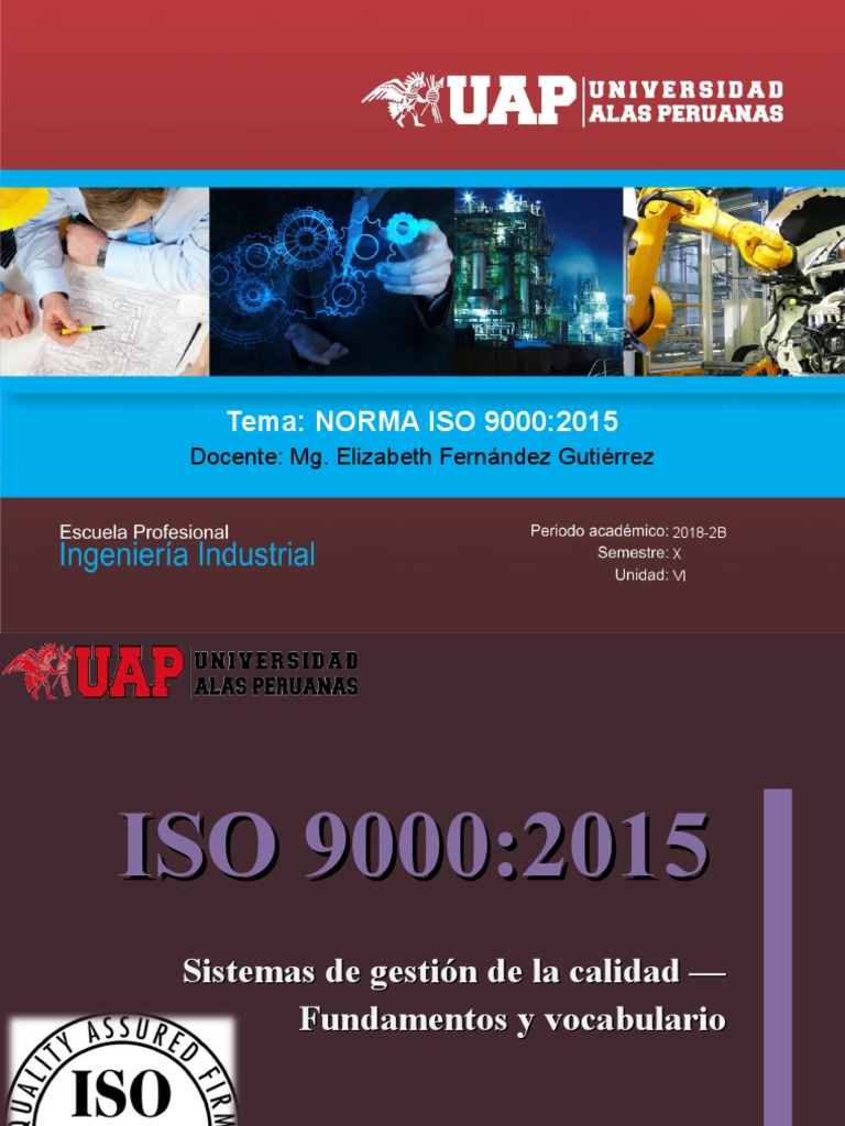 Iso 9000 2015 | PDF | Calidad (comercial) | Gestión de la calidad