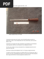 Chaira cerâmica grana entre 800 e 1