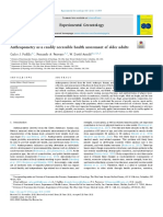 Anthropometry As A Readily Accessible Health Assessment of Older Adults