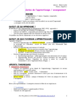 T1 1. Les Theories de L Apprentissage Enseignement