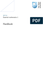 Handbook: Essential Mathematics 1