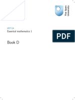 Book D: Essential Mathematics 1