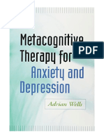 Metacognitive Therapy For Anxiety and Depression - Adrian Wells