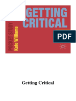 Getting Critical - Kate Williams
