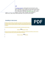 Solubility in Hydrochloric Acid