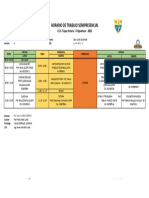 Horario de Trabajo Semipresencial: I.E.S. Tupac Amaru - II Qquehuar - 2021