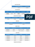 Datos Solicitud