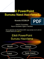 Etkili PowerPoint Sunusu Nasıl Hazırlanır