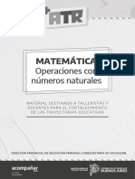 Operaciones I II III IV Material para Docentes y Talleristas