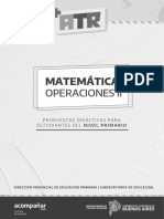 Matemática Operaciones-II