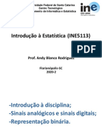 Introdução À Disciplina INE5113