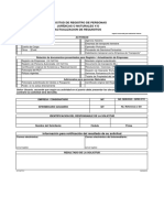 Solicitud de Registro de Personas Jurídicas o Naturales