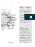 A literatura médica brasileira sobre a peste branca: 1870-1940