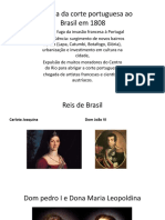 Chegada Da Corte Portuguesa Ao Brasil em 1808 B