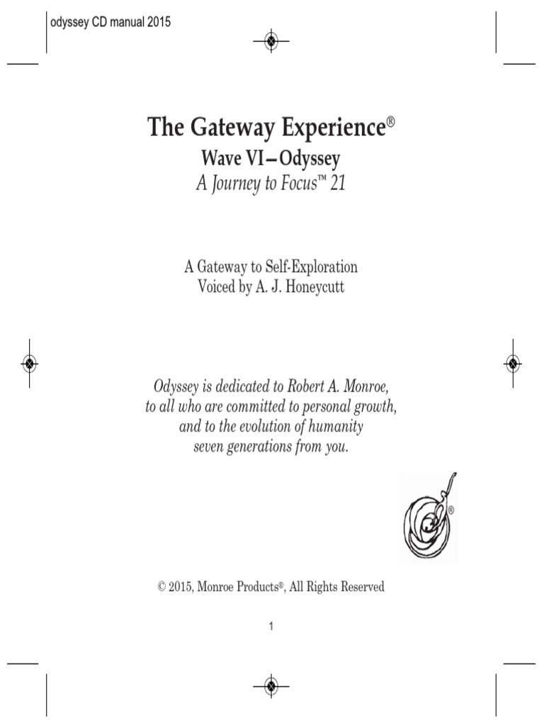 The Gateway Experience: Wave VI-Odyssey | PDF