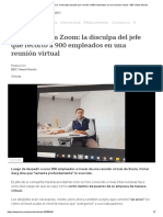 Despedidos en Zoom: La Disculpa Del Jefe Que Recortó A 900 Empleados en Una Reunión Virtual