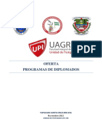 Unidad de Postgrado UPI-FINI Oferta de Programas Diplomados Rural