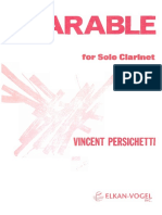 Persichetti - Parable for Solo Clarinet (1)