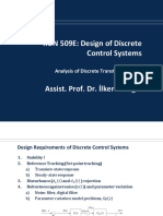 Design Discrete Control Systems with Stability and Tracking