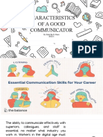 Characteristics of A Good Communicator