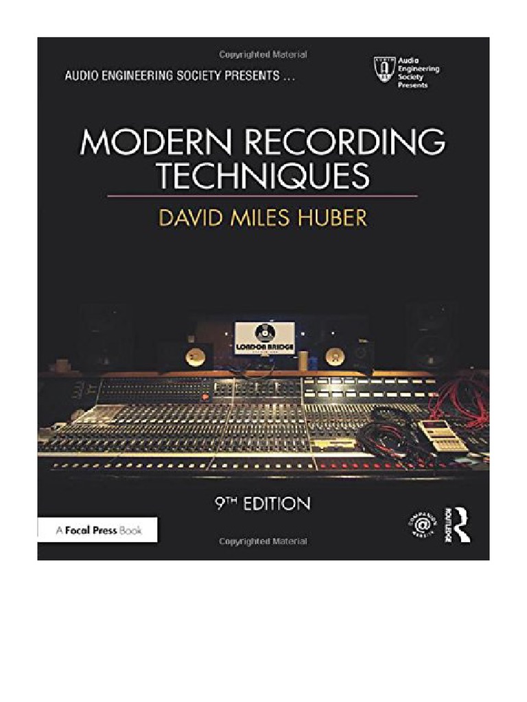 Modern Recording Techniques (Audio Engineering Society Presents