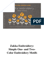 Zakka Embroidery: Simple One - and Two-Color Embroidery Motifs and Small Crafts (Make Good: Japanese Craft Style) - Yumiko Higuchi