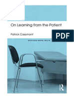 On Learning From The Patient - Patrick Casement