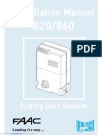 Installation Manual: Sliding Gate System