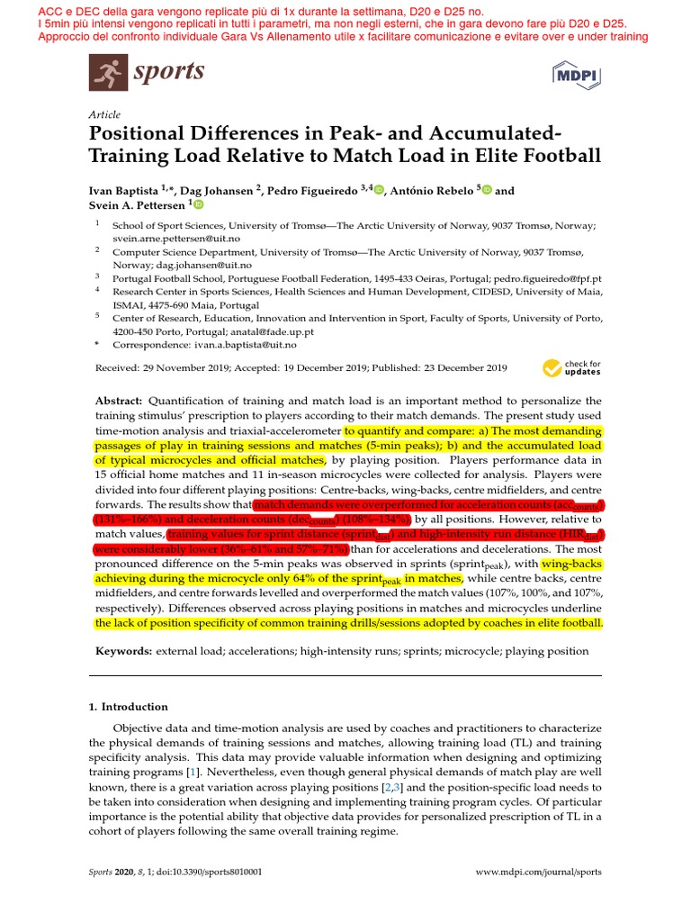 Baptista, I. (2019) - Positional Differences in Peak - and Accumulated ...