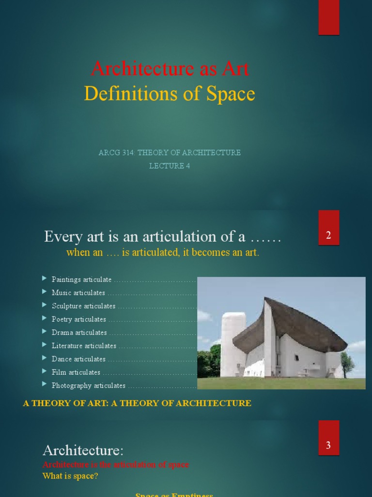 Understanding Architecture as Art | PDF | Nothing | Śūnyatā