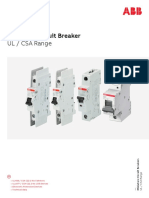 Miniature Circuit Breaker: UL / CSA Range