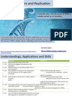 7.1 DNA Structure and Replication: Essential Idea: The Structure of DNA Is Ideally Suited To Its Function