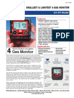 Smallest & Lightest 4 Gas Monitor