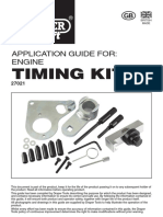 Timing Kit: Application Guide For: Engine