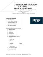 Format Isian Dokumen Lingkungan Ukl Upl
