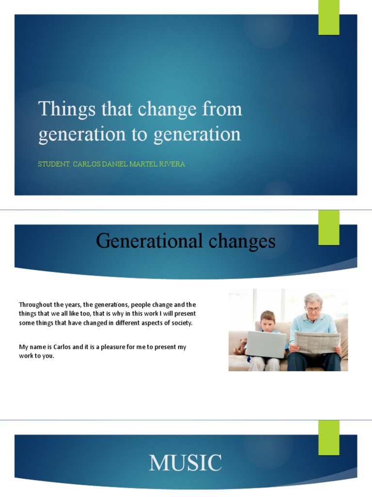 Generational Changes in Society | PDF | Social Science | Foreign ...