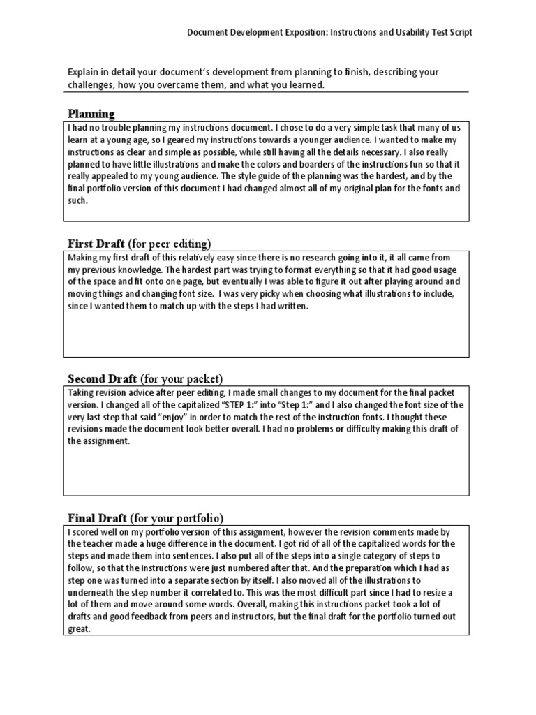 Document Development and Usability Testing | PDF | Usability | Human ...