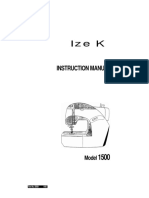 Ize K: Instruction Manual