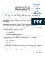 Sintren Adalah Kesenian Tari Tradisional Jawa