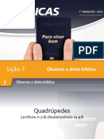 Dieta bíblica: animais puros e impuros