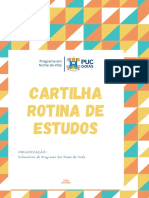 Cartilha Rotina de Estudo PNV PUC Goias