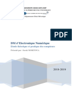 Rapport Electronique Numérique Compteur