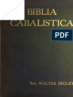 Biblia Cabalística- Begley