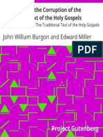 The Causes of the Corruption of the Traditional Text of the Holy Gospels Being the Sequel to the Traditional Text of the Holy Gospels by John William Burgon [Burgon, John William] (Z-lib.org).Epub