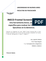 Ficha INECO Frontal Screening