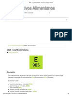 E905 - Cera Microcristalina - ADITIVOS ALIMENTARIOS