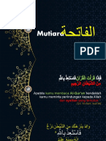 Al-Fatihah Mutiara